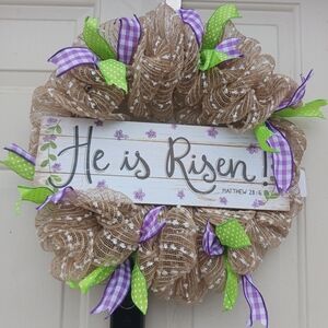 Religious Easter Wreath